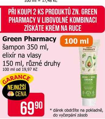 Green Pharmacy šampon 350 ml Teta drogerie