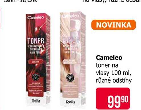 Cameleo toner na vlasy 100 ml, různé odstíny Teta drogerie
