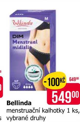 Bellinda menstruační kalhotky 1 ks, S vybrané druhy Teta drogerie