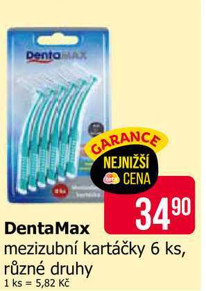 DentaMAX mezizubní kartáčky 6 ks, různé druhy Teta drogerie