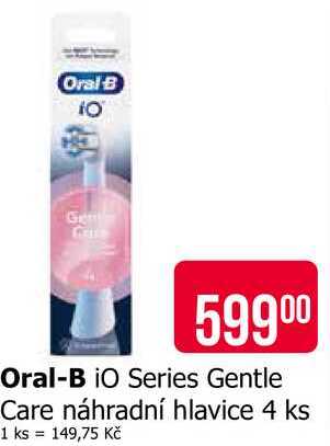 Oral-B iO Series Gentle Care náhradní hlavice 4 ks Teta drogerie
