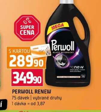 PERWOLL RENEW 75 dávek vybrané druhy Terno