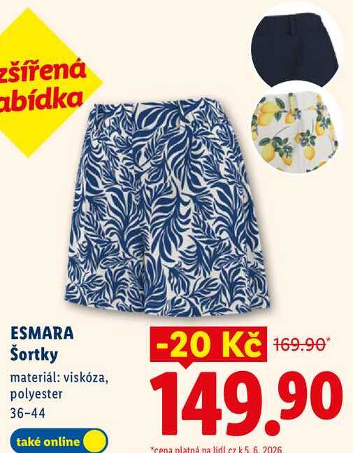 ESMARA Šortky  