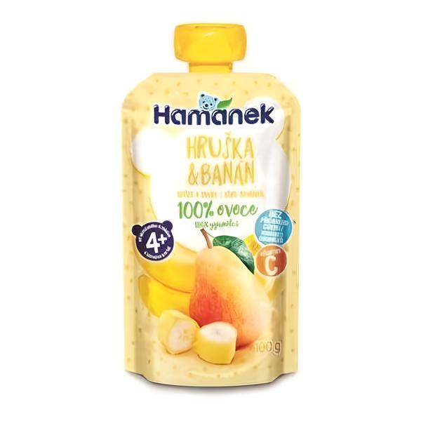 Hamánek 100% ovoce Hruška, banán Košík.cz