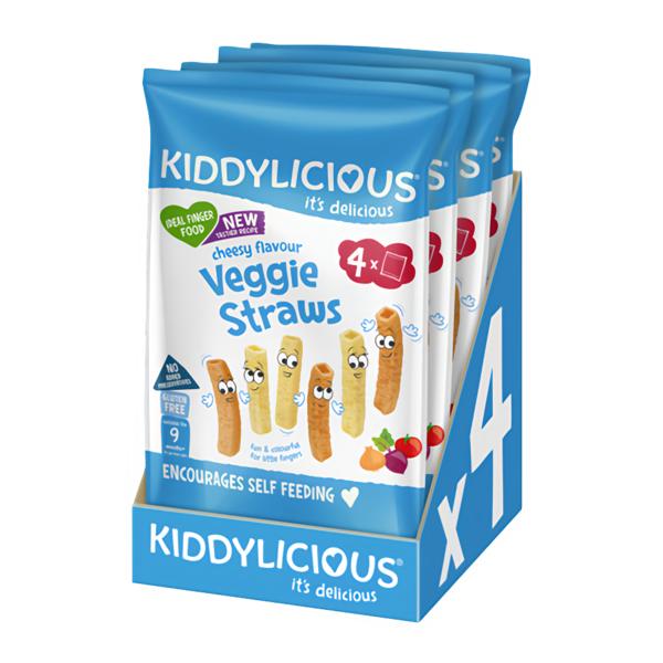 Kiddylicious Tyčinky se sýrovou příchutí multipack 4x12g Košík.cz