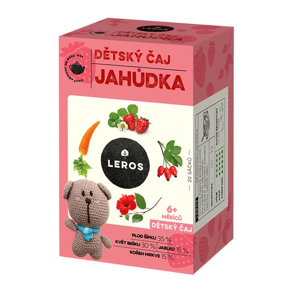 Leros Baby Dětský čaj Jahůdka Košík.cz