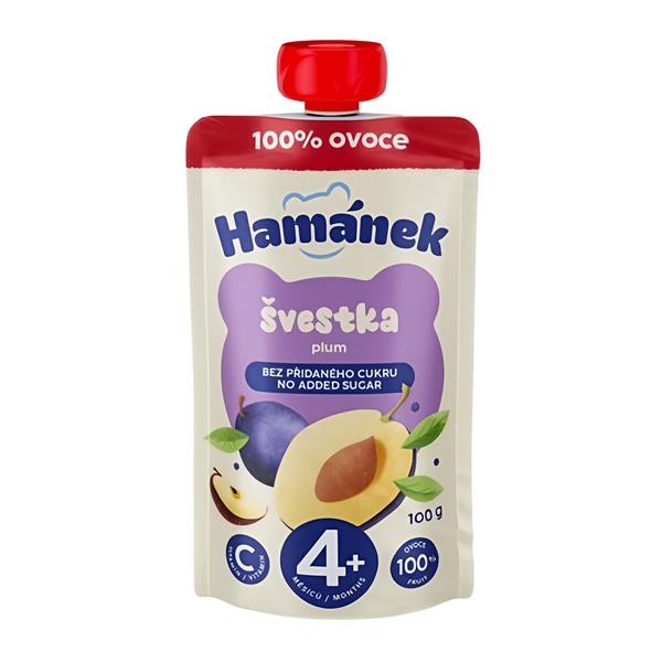Hamánek 100% ovoce Švestka, jablko Košík.cz