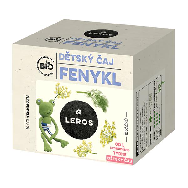 Leros Baby BIO Dětský čaj Fenykl Košík.cz