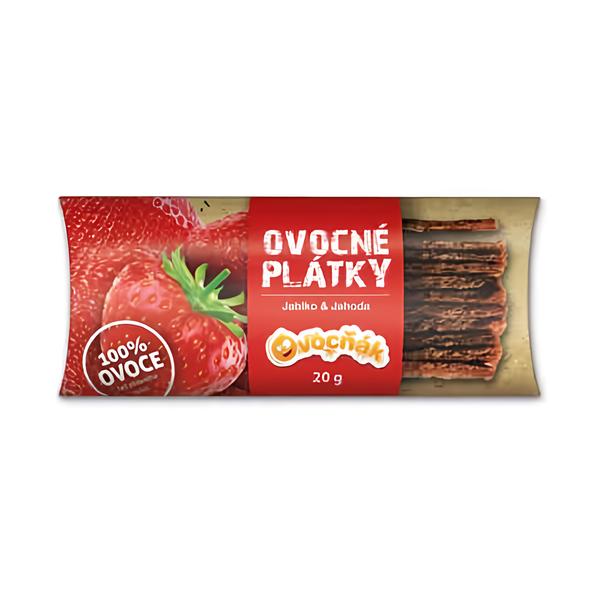 Ovocňák plátky Jablko-Jahoda Košík.cz