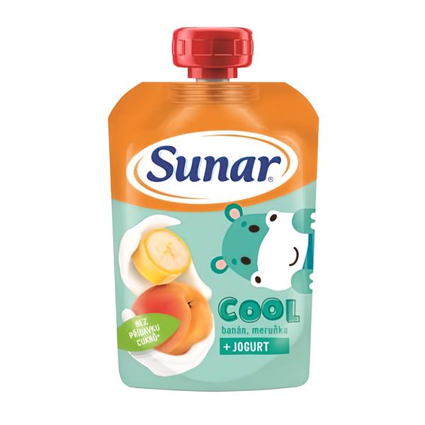 Sunar Cool ovocná kapsička banán, meruňka, jogurt 12m+ Košík.cz