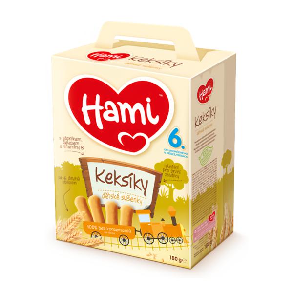 Hami Keksíky dětské sušenky 6m+ Košík.cz