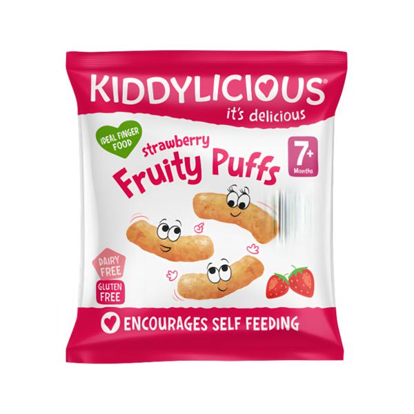 Kiddylicious Ovocné křupky jahodové Košík.cz