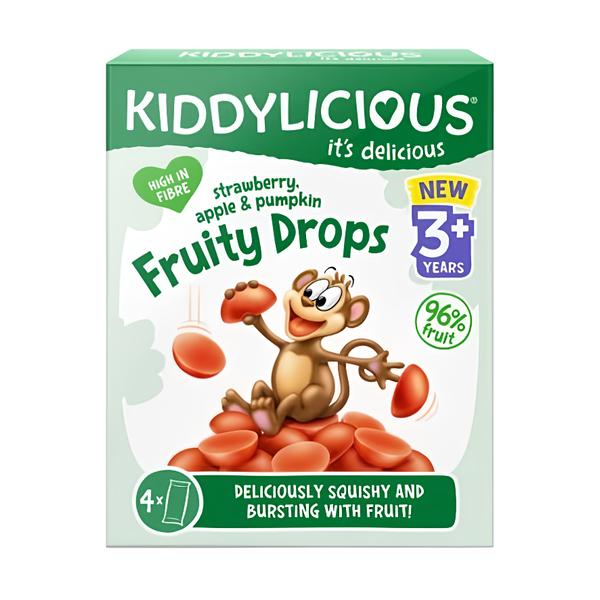 Kiddylicious Ovocné želé bonbónky jahoda, jablko a dýně Košík.cz