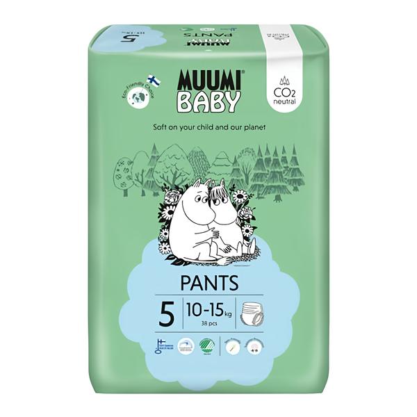 Muumi Baby Pants Maxi+ kalhotkové EKO pleny vel. 5 (10-15 kg) Košík.cz