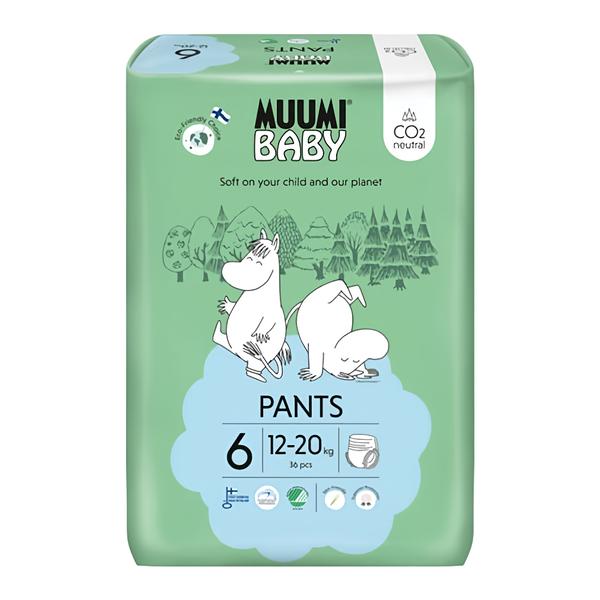 Muumi Baby Pants Junior kalhotkové EKO pleny vel. 6 (12-20 kg) Košík.cz