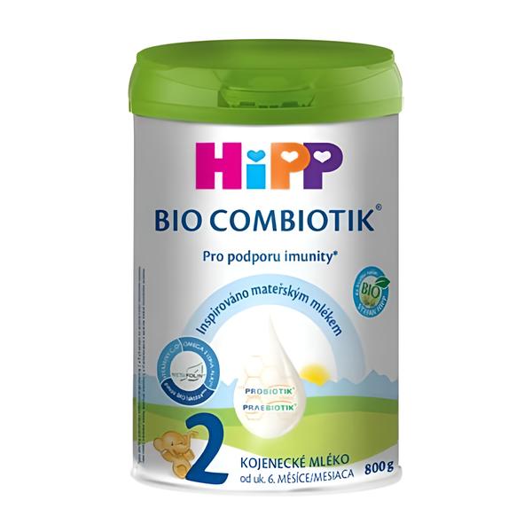 HiPP 2 BIO Pokračovací mléčná kojenecká výživa Combiotik®, dóza Košík.cz