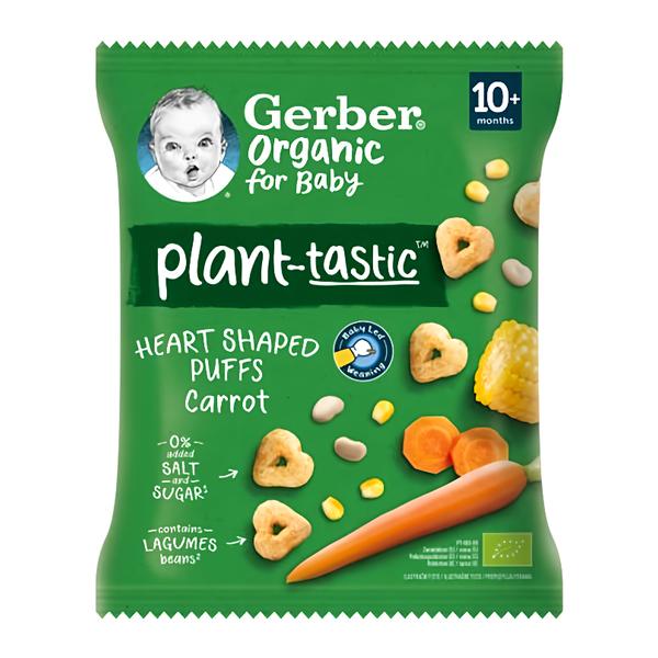 Gerber Organic křupavá srdíčka s mrkví Košík.cz