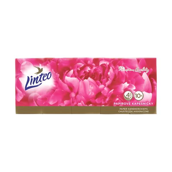 Linteo Papírové kapesníky Premium, 4vrstvé Košík.cz