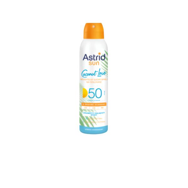 Astrid SUN Neviditelný suchý sprej na opalování SPF 50 Košík.cz