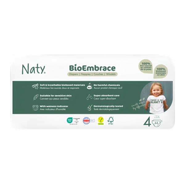 Naty Plenky Bioembrace Economy Pack Maxi 7-18 kg Košík.cz