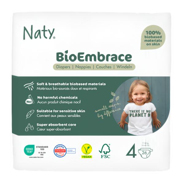Naty Plenky Bioembrace  Maxi (7-18 kg) Košík.cz