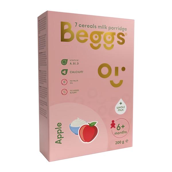 Beggs Mléčná 7zrnná kaše jablečná Košík.cz