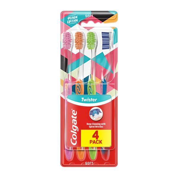 Colgate Twister Design Edition zubní kartáček měkký