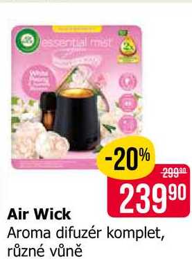 Air Wick Aroma difuzér komplet, různé vůně Teta drogerie