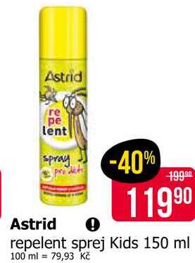 Astrid repelent sprej Kids 150 ml Teta drogerie