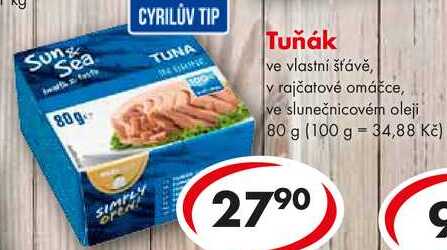 Tuňák, 80 g  