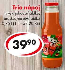 Trio nápoj, 0,75 l