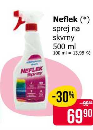 Neflek sprej na skvrny 500 ml