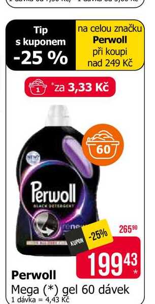 Perwoll Mega gel 60 dávek Teta drogerie
