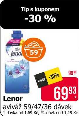 Lenor aviváž 59/47/36 dávek Teta drogerie