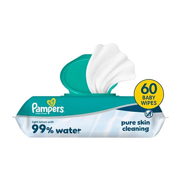 Pampers Ubrousky Aqua Zero Plastic Košík.cz