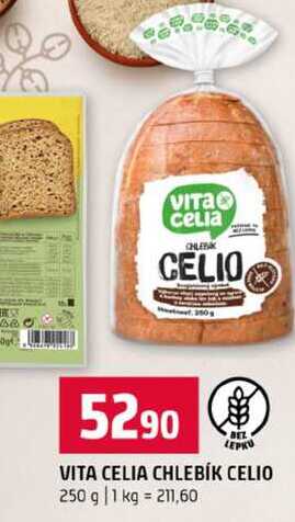 VITA CELIA CHLEBÍK CELIO 250 g