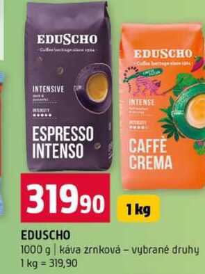 EDUSCHO 1000 g káva zrnková vybrané druhy