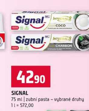 SIGNAL 75 ml zubní pasta vybrané druhy