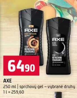 AXE 250 ml sprchový gel vybrané druhy Terno