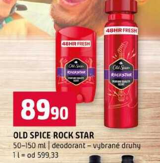 OLD SPICE ROCK STAR 50-150 ml deodorant vybrané druhy Terno
