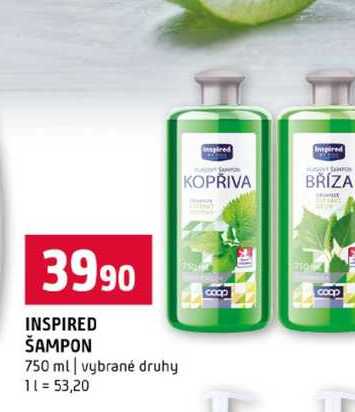 INSPIRED ŠAMPON 750 ml vybrané druhy Terno