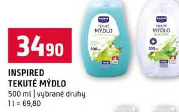 INSPIRED TEKUTÉ MÝDLO 500 ml vybrané druhy Terno