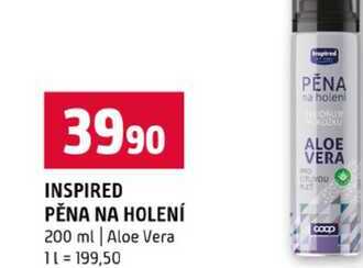 INSPIRED PĚNA NA HOLENÍ 200 ml Aloe Vera Terno