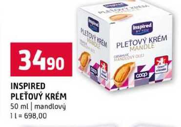 INSPIRED PLEŤOVÝ KRÉM 50 ml mandlový Terno