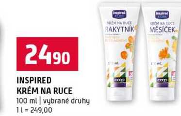 INSPIRED KRÉM NA RUCE 100 ml vybrané druhy Terno