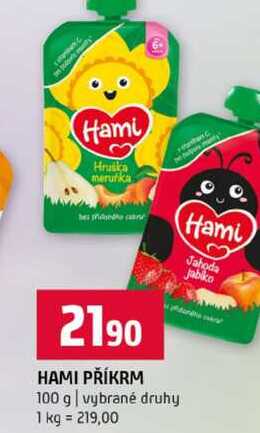 HAMI PŘÍKRM 100 g vybrané druhy Terno