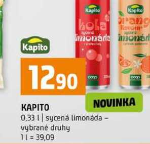 ΚΑΡΙΤΟ 0,33l sycená limonáda vybrané druhy