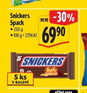 Snickers 5pack  250g  