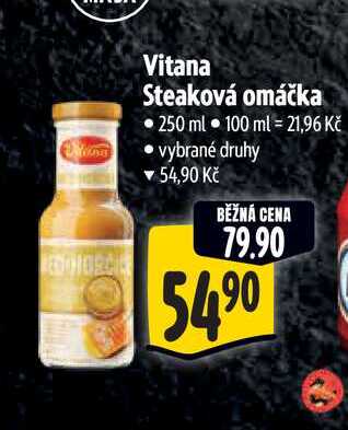  Vitana Steaková omáčka 250 ml  