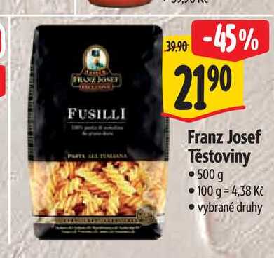Franz Josef Těstoviny 500 g